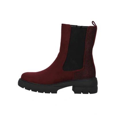 Abbildung von Palado by Sila Sahin Plateaustiefelette, Damen, Größe: 37, Bordeaux samt Schuhe