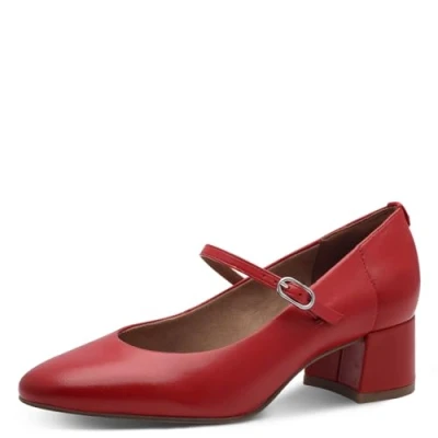 Abbildung von Tamaris Pumps, Damen, Größe: 37, Red leather Schuhe