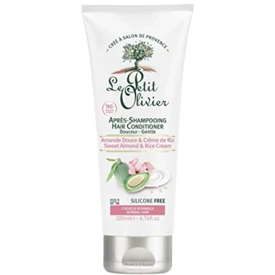 Abbildung von Le Petit Olivier Spülung für normales Haar mit süße Mandel &amp; Reiscreme (Amande douce Crème de Riz) 200 ml