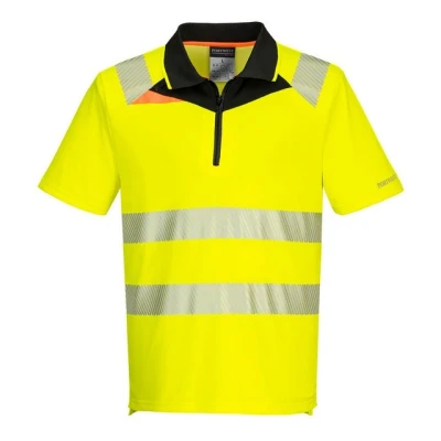 Abbildung von Portwest Warnschutz Shirt DX4 Polo mit Reißverschluss kurzarm