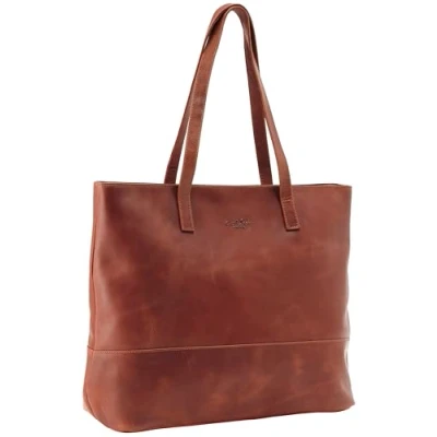 Abbildung von Gusti Leder Carine Shopping Bag, Größe: One Size, Rotbraun
