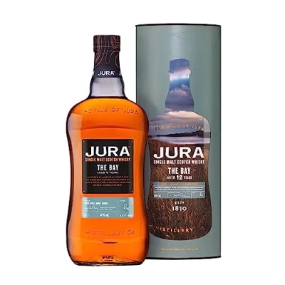 Abbildung von Jura THE BAY 12 Years Old Single Malt Scotch Whisky 44% Volume 1l in Geschenkbox