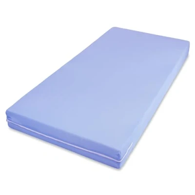 Abbildung von MSS e.K. Roll Matratze Easy Active 200x100x11cm H3 Bezug Blau Schaumstoff