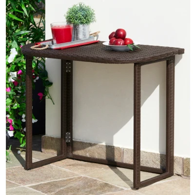 Abbildung von MERXX Gartentisch &quot;Rattan&quot;, 50x90 cm