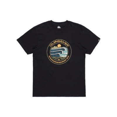 Abbildung von Quiksilver EV Three SEAS Tshirt print, Herren, Größe: XL, Black