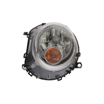 Abbildung von MAGNETI MARELLI 710301225303 Scheinwerfer links H4, P21W Halogen weiß mit Blinklicht für Rechtsverkehr Stellmotor LWR MINI: Schrägheck
