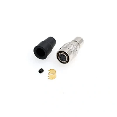 Abbildung von SZRMCC HR10A 7P 6S Hirose 6 polige Rundstecker Buchse für Basler Sony AVT GIGE CCD Industriekamera (6 polig, weiblich)
