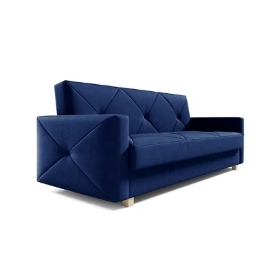 Abbildung von MOEBLO Schlafsofa PRETORIA, Couch Bettsofa Kippsofa 3 Sitzer aus Samt (BxHxT): 215x88x95 cm, mit Schlaffunktion und Bettkasten
