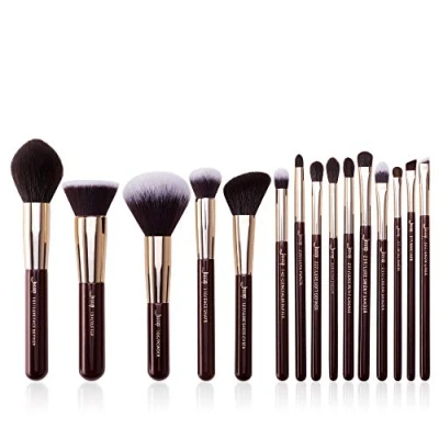 Abbildung von Jessup Pinselset 15 Stk Makeup Pinsel Set Kosmetik Schminkpinsel Augen Gesichts Puder Lidschatten Eyeliner Concealer Synthetische Haare Holzgriff T283