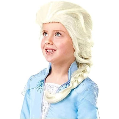 Abbildung von Rubie&#039;s Kostüm Die Eiskönigin 2 Elsa Kinderperücke, Langhaarperücke nach der Vorlage aus &#039;Frozen 2&#039;