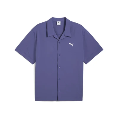 Abbildung von Puma Wardrobe ESS Seersucker Hemd, Herren, Größe: XXL, Blue crystal