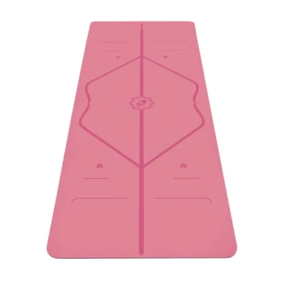 Abbildung von LIFORME Yogamatte Die Weltweit Beste Umweltfreundliche, rutschfeste Yoga Matte Mit Dem Originalen Einzigartigen Ausrichtungsmarkierungssystem Biologisch Abbaubare