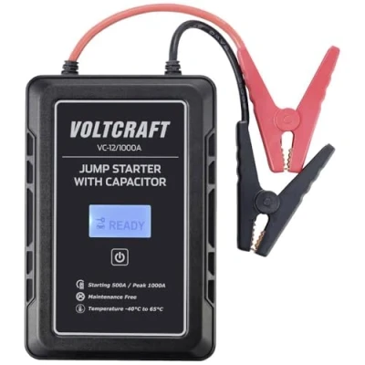 Abbildung von VOLTCRAFT Schnellstartsystem VC 12/1000A 13998130 Starthilfestrom (12 V)=500 A Kondensator Technik (ohne Akku)