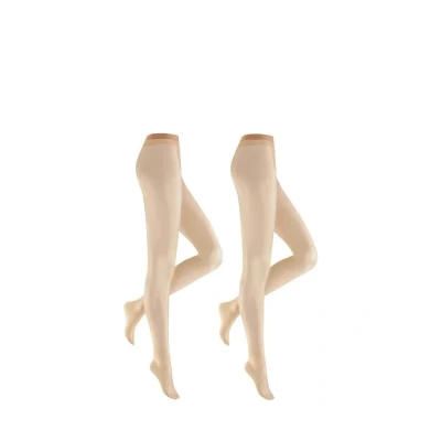Abbildung von Hudson Damen Simply Shine 15 2 Pack transparent schimmernd Strumpfhose, DEN, Skin 0014, 42/44 (2er Pack)