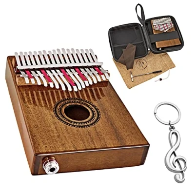 Abbildung von Meinl Sonic Energy PKL1707H Kalimba mit Tonabnehmer Pickup Daumenklavier + keepdrum Schlüsselanhänger