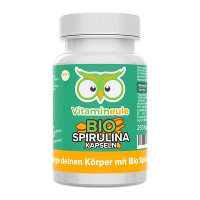 Abbildung von Vitamineule® Bio Spirulina Kapseln 500 mg 250 St