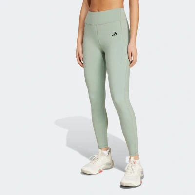 Abbildung von adidas Performance 7/8 Leggings Tights, Damen, Größe: Large, Silver green