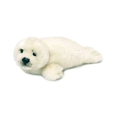 Abbildung von WWF Kuscheltier Plüschtier Robbe (weiß, 24cm), liegend