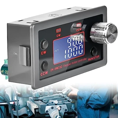 Abbildung von Schrittmotor Treiber Controller für NEMA 17 23 Motor, 4A Schrittmotorsteuerung Integrierte Platine Vorwärts/Rückwärts Impuls Geschwindigkeits Winkel Steuerungsmodul PLC Serielle Kommunikation