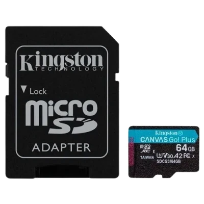 Abbildung von Kingston Canvas Go! Plus Microsdxc 64GB + Sd Adapter