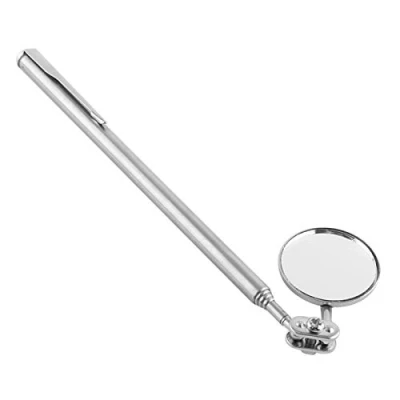 Abbildung von Auto Inspektionsspiegel, Fydun Faltbar Teleskopisch Inspektionsspiegel Erkennungs Runde Linsen Edelstahl Handwerkzeug Ausdehnt Reparatur Teleskop Spiegel (Pen Type 30X600mm)