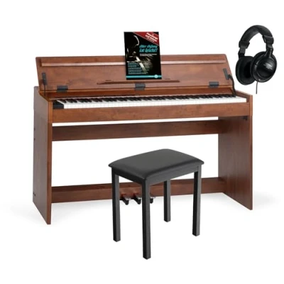 Abbildung von McGrey Digitalpiano DP 18 E Piano 88 gewichtete Tasten mit Hammermechanik (Dual und Split Funktion, 4 St., Inkl. Klavierbank, Kopfhörer Schule), 128 Klänge 600 Begleitrhythmen