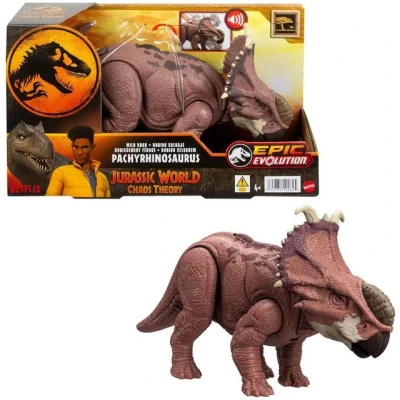 Abbildung von Mattel® Spielfigur Mattel HTK72 Jurassic World Wild Roar Pachyrhinosaurus, mit Soun