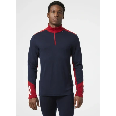 Abbildung von Helly Hansen Men Lifa Merino Midweight 1/2 Zip Navy Größe S