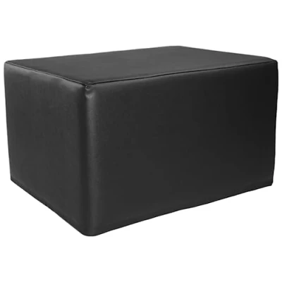 Abbildung von ATC Handels GmbH Stufen Lagerungskissen mit Kunstlederbezug in 5 Maße: 50x40x30 cm Bandscheibenhocker, Sitzhocker, Sitzwürfel, Kunstleder, Lendenstütze (schwarz)