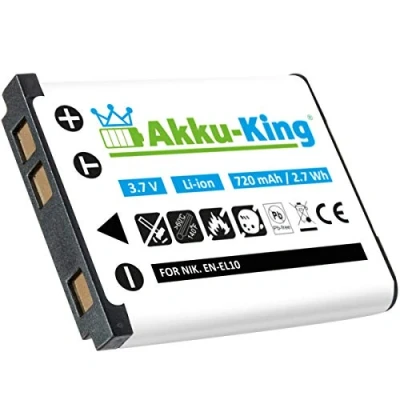 Abbildung von Akku kompatibel mit Pentax D Li63 Li Ion 720mAh für Optio L30, L40, M30, M40, T30, V10, W30, Li108