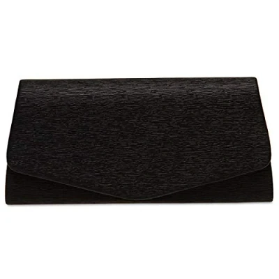 Abbildung von Caspar Clutch TA526 Damen elegante Glanz Abendtasche