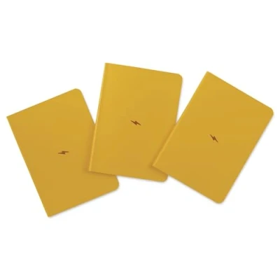 Abbildung von LEUCHTTURM1917 371629 Bullet Journal Pocket, 14,3x10,3 cm, 46 nummerierte Doppelseiten, Dotted, Yellow24, 3 Pack