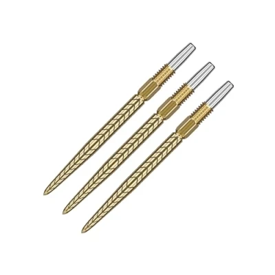 Abbildung von Target Darts Swiss Point Dart Spitzen, RVE (3er Pack Spitzen) 26MM Gold Auswechselbare Dartspitzen, Storm Profi Zubehör
