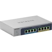 Abbildung von NETGEAR 8 Port Ultra60 PoE Multi Gigabit Ethernet Plus Smart Switch (MS108TUP): Managed, mit 4 PoE++ und PoE+ bei 230 W, optionales Insight Cloud Management, Desktop oder Wandbefestigung