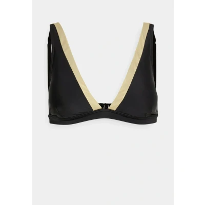 Abbildung von Lascana Triangle Elodie LAS Bikinitop, Damen, Größe: 32xA/B, Black/gold