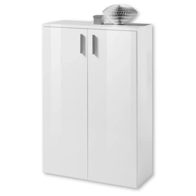 Abbildung von HBZ Schuhschrank &quot;Lincoln&quot;, (1 St.), weiß Glanz, Schrank wahlweise mit Spiegelement