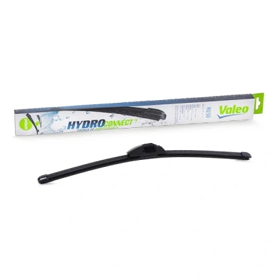 Abbildung von Scheibenwischer Valeo Hydroconnect 578574 500mm vorne Rahmenlos Hakenbefestigung BMW: X3, 3 Limousine, Cabrio, OPEL: Agila A