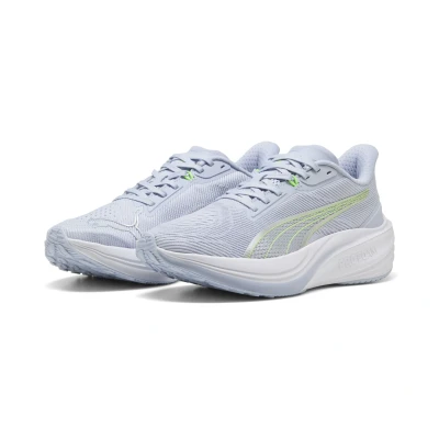 Abbildung von Puma Darter PRO Laufschuh Straße, Herren, Größe: 48.5, Cool weather/green glare Schuhe