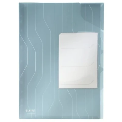 Abbildung von Leitz CombiFile Organisationshüllen Set, 3 Stück, A4 Format, Blau mit matter Oberfläche, Obere Öffnung, 0,20 mm PP Folie, 47290035