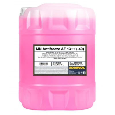 Abbildung von MANNOL AF13++, High performance MN4015 20 Frostschutz G12 Rot