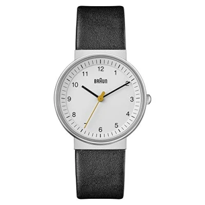Abbildung von Braun Damen Analog Gesteppte Daunenjacke Uhr mit Ledergürtel Armband BN0031WHBKL