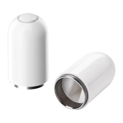 Abbildung von DaiUni Pencil Kappe, Magnetische Kappen, iPencil Ersatzkappe, für Backup Schutzdeckel Schützen Sie Ladeport, 2 pcs, Weiß.