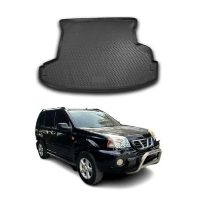 Abbildung von OMAC Kofferraummatte Kofferraumwanne kompatibel mit Nissan X Trail T30 2001 2007 Gummi TPE