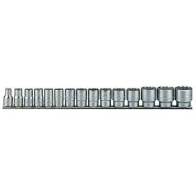Abbildung von Teng Tools 12 winklige 1/2 10 32mm Steckschlüsseleinsätze 15Stück (28130102)