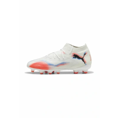 Abbildung von FUTURE 8 PRO FG/AG Fußballschuhe Jugendliche PUMA White Black Glowing Red