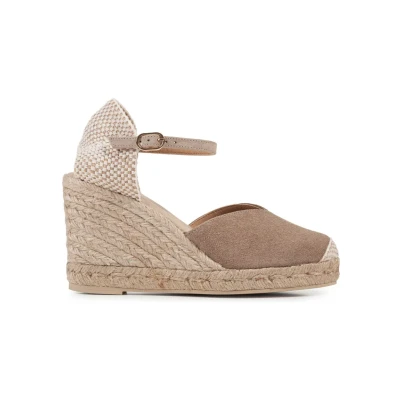 Abbildung von Geox D Gelsa Keilsandalette, Damen, Größe: 39, Beige Schuhe