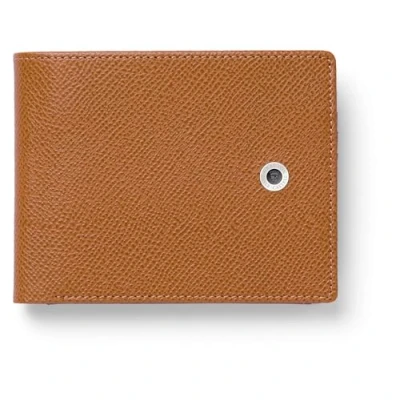 Abbildung von Graf von FABER CASTELL 118931 Geldbörse Epsom Cognac, mit Münzfach, Scheinfach und Kartenfächern