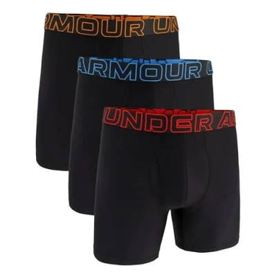 Abbildung von Under Armour Underwear Boxers Performance 3 PACK Panties, Herren, Größe: 5XL, Black