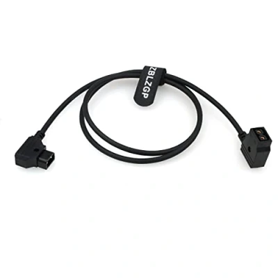 Abbildung von ZBLZGP D Tap 2 Pin Stecker auf Buchse P Verlängerung Akku Stromkabel für IDX Anton Bauer V Mount Gold ARRI Red Kamera (1M)