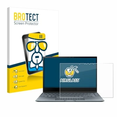 Abbildung von BROTECT Schutzglas für ASUS ZenBook Flip 13 UX363EA Schutzfolie Panzer Folie Glas [Extrem Kratzfest 9H, Anti Fingerprint, Ultra Transparent]